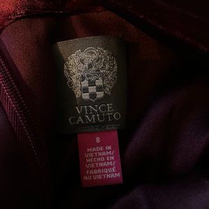 Vince Camuto Wine Colored Velvet dress - SIZE 8